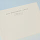 Catalina Ecru Correspondence Cards with Bevel Panel Image 2 of 2